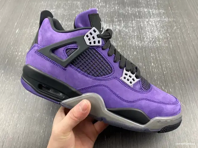 Suede 4 Jordan x Air Travis Purple Scott 0508
